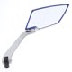 thumbnail image 3 of Espejos de manillar de motocicleta de extremo de barra de espejo lateral retrovisor de 8mm 10mm para motocicleta Scooter Dirt Bike Bike Azul Macarena Espejos retrovisores de la motocicleta, 3 of 8