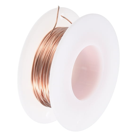 Alambre de cobre suave Uxcell (22 Gauge, 65.6 FT), alambre de cobre puro al 99.9% para manualidades
