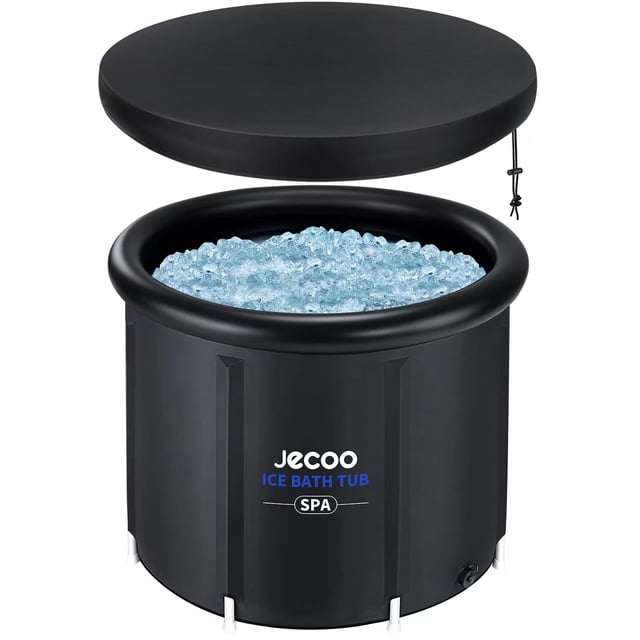 Bañera Jecoo Cold Hunge Tina XL 440L portátil con tapa