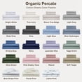 thumbnail image 7 of California Design Den Twin Bed Sheets Set - 100% Organic Cotton Sheets, Soft and Crisp Percale, Deep Pockets, 3 Piece Bed Sheet Set - True Ivory, 7 of 7