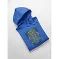 thumbnail image 3 of Colorful Robotic Samurai Tiger   Hoodie Men -Image by Shutterstock, Male x-Large, 3 of 4