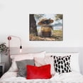 thumbnail image 4 of Lsque Cat In Sun Hat Print Wall Art – Decorative Picture for Living Room, Bedroom, and Office (Horizontal), 4 of 6