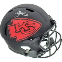 Tyreek Hill Autographed Kansas City Chiefs Eclipse Black Full Size Speed Replica Helmet Beckett BAS 185952