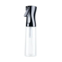 Spray Bottles Continuous Ultra Fine Mist Empty Water Bottles Hairdresser Spray Bottles Salon Hairdresser Hair Tool Water Sprayer,1 Pack 200ml Black White