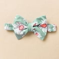 thumbnail image 5 of WIBACKER Newborn Baby Girls Clothes Infant Girls Summer 3PCS Outfits I'm New Here Print Short Sleeve Romper Floral Shorts Headband Set, 5 of 11
