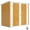 Teak, variant on Outsunny 5' x 3' Metal Garden Storage Shed Tool House with Double Doors