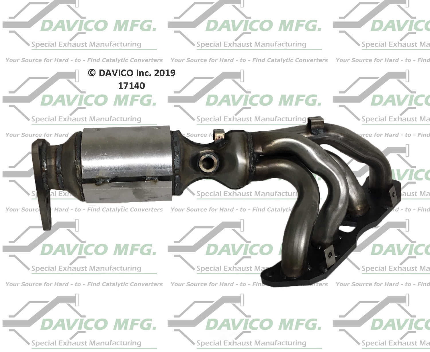 Davico Mfg 17140 Direct-Fit Catalytic Converter - Manifold
