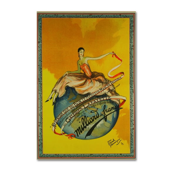 Trademark Fine Art 'Milliard 1923' Canvas Art by Vintage Apple Collection