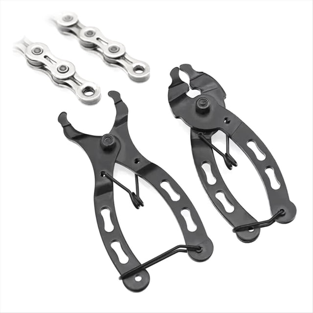 Mini herramienta de enlace rápido para cadena Herramienta manual para instalar y quitar la hebilla mágica de la abrazadera de la cadena de bicicleta