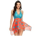 thumbnail image 1 of Two Piece Swimwear Swim Skirt Mesh Tummy Control Swim Suits  Women Bikini, 1 of 7