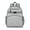 Grey-7, variant on Breakfast-Themed Waterproof Backpack for Teens - Spine-Protecting Ergonomic School Bag with Adjustable Straps & Multiple Pockets, Ideal for Cooking & Foodie Lovers