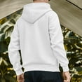 thumbnail image 4 of Iyufng Mens Hooded Sweatshirts Hoodies for Men,Men's Leisure Time Hooded Sweatshirt Solid Color Shoulder Sleeves Long Sleeved Tops,Mens Hoodies Pullover, 4 of 5
