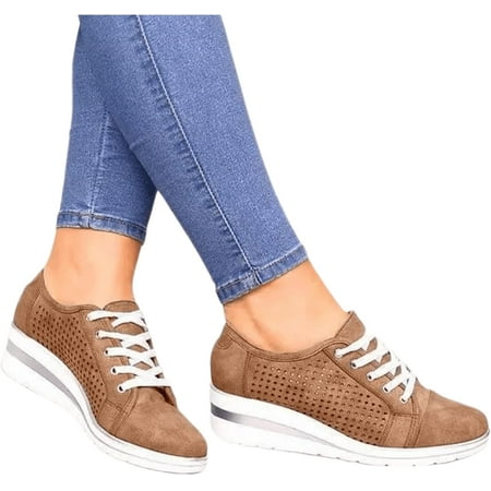 Sneakers For Women Walking Shoes Comfortable Slip on Fashion Casual Dressy Summer Low Top Platform Flats Loafer
