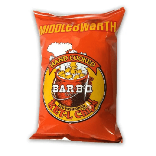 Middleswarth Ket'l BarBQ Kettle Cooked Potato Chips, Single Serve, 18