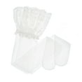 thumbnail image 4 of Lingerie Transparente en Maille pour Femmes Soutien-Gorge Brodé et String et Bas, 4 of 5