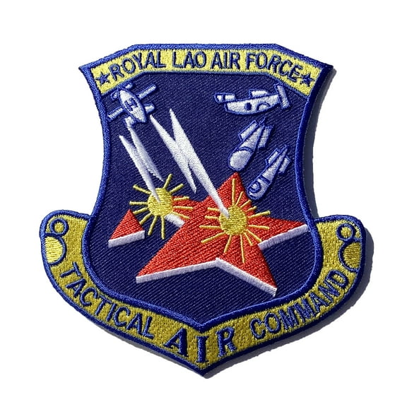 Royal Lao Air Force Patch – Plastic Backing