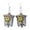 Black, variant on Leeye Halloween Acrylic Drop Earrings, Black Pumpkin Ghost Bat Stud Earrings for Women Spooky Party Jewelry, One Size, 0.03 lb