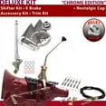 thumbnail image 1 of American Shifter  4L60E Shifter Kit Chrome 10 in. E Brake Cable Clamp Trim Kit for EF32D, 1 of 1