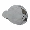 thumbnail image 6 of HuangHuanChen Womens Quick Drying Baseball Cap Ponytail Hat Sun Hats Sport Cap Running Tennis Visor Grey, 6 of 7
