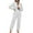 Beige, variant on Womens Pajamas Set Womens Pajama Sets Cozy Women's Jumpsuit Pajamas - Stylish Hooded Loungewear for Comfort and Warmth in Autumn and Winter Season