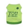 thumbnail image 2 of Ropa para mascotas ropa para perros jersey de algodón estampado verde baloncesto + chaleco YOU ropa de peluche, 2 of 3