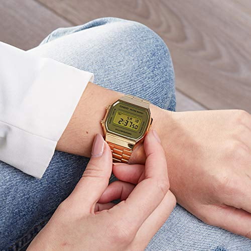 Casio Vintage Digital Gold Watch A168WEGM 9D Walmart