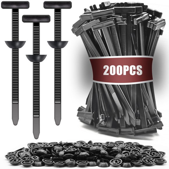 Hebillas para bridas 200 piezas BWEALT de nailon resistente