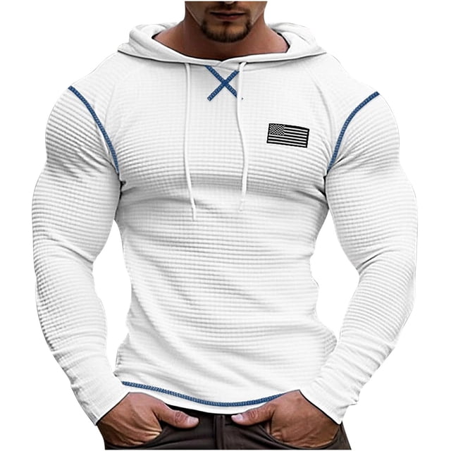 Birdeem Pullover Sweater Stand Collar Elastic Solid Colo Rlong Sleeve Hooded Blouse