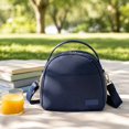 thumbnail image 4 of Insulated Lunch Bag for Women | Navy Lunch Bag Women Insulated with Crossbody Strap | Women's Lunch Bag for Work and School, 4 of 6