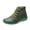 Green, variant on Puntoco Women Winter Boots Clearanc Women'S Casual Flat Retro Lace-Up Boots Side Zipper Round Toe Shoe Boots Gray 9.5(43)