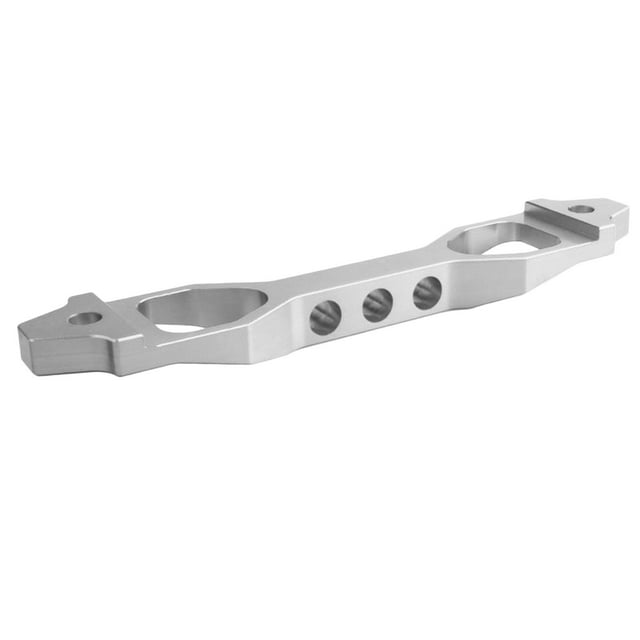 Soporte de batería Perfecl aleación de aluminio anodizado para camión de carreras coches todoterreno color plata
