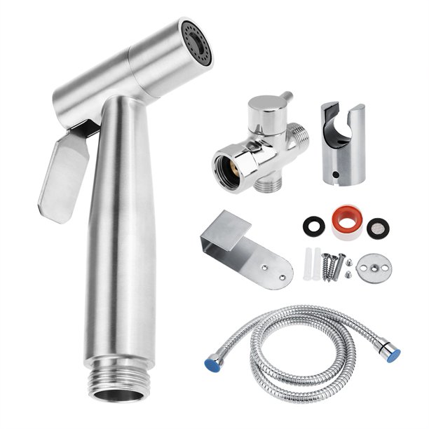 Dilwe Stainless Steel Handheld Toilet Bidet Sprayer Bathroom Shower