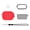 Red, variant on Protective Carrying-Case Shockproof-Suitable for 2 Earphone Dustproof Protector Washable Charging Box Sleeve