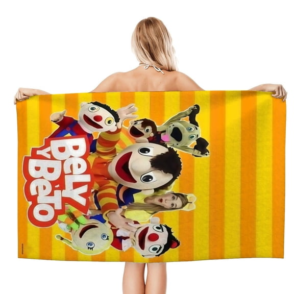 Bath Towels for Bely y Beto Beach Towel Kids Boys Girs Soft & Absorbent Gifts for Bathroom Travel Camping Vacation 20×40 inch