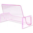 thumbnail image 3 of Beauticom Standard Style Business Card Holder Organizer Stand Display for Offices, Receptionist, Salons, and Businesses (Clear Pink, 6 Pieces), 3 of 3