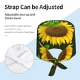 thumbnail image 4 of Kdxio Sunflower Pattern Turban Hat for Women Men Comfortable Adjustable Cleaning Working Cap with Sweatband, 4 of 8