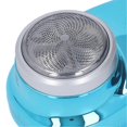 thumbnail image 5 of Cordless Mini Beard Trimmer Arc Shaped Foil USB Rehargeable Waterproof Digital Display Beard Clipper Blue, 5 of 5