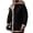 Black-1, variant on Men's Shearling Leather Jacket Suede Sherpa Lined Fleece Winter Pea Coat Faux Fur Vintage Button Down Long Trench Coat