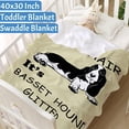 thumbnail image 2 of Yibo Funny Quote Dog Pickles Blanket Flannel Soft and Comfortable Anti-static Bed Sofa Blanket, 2 of 7