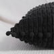 thumbnail image 3 of 2 packs of black pillow cover, 12x20 inches, with pompom, suitable for sofa bed, living room, soft Corduroy, cute waist cushion cover, 30x50 cm, 3 of 4