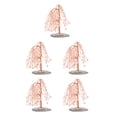 thumbnail image 2 of Decodeary Exquisite Tree Decoration - Good Wishes And Meaningful Home Or Office Ornament Safe Tree Desktop Pink 5Set, 2 of 6