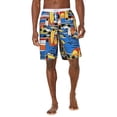 thumbnail image 2 of Mifsaly Vacation Shorts Men Sunset Scene Printed Beach Shorts Drawstring Elastic Waist Loose Casual Beachwear Comfortable Summer Short Pants With Pockets, 2 of 8