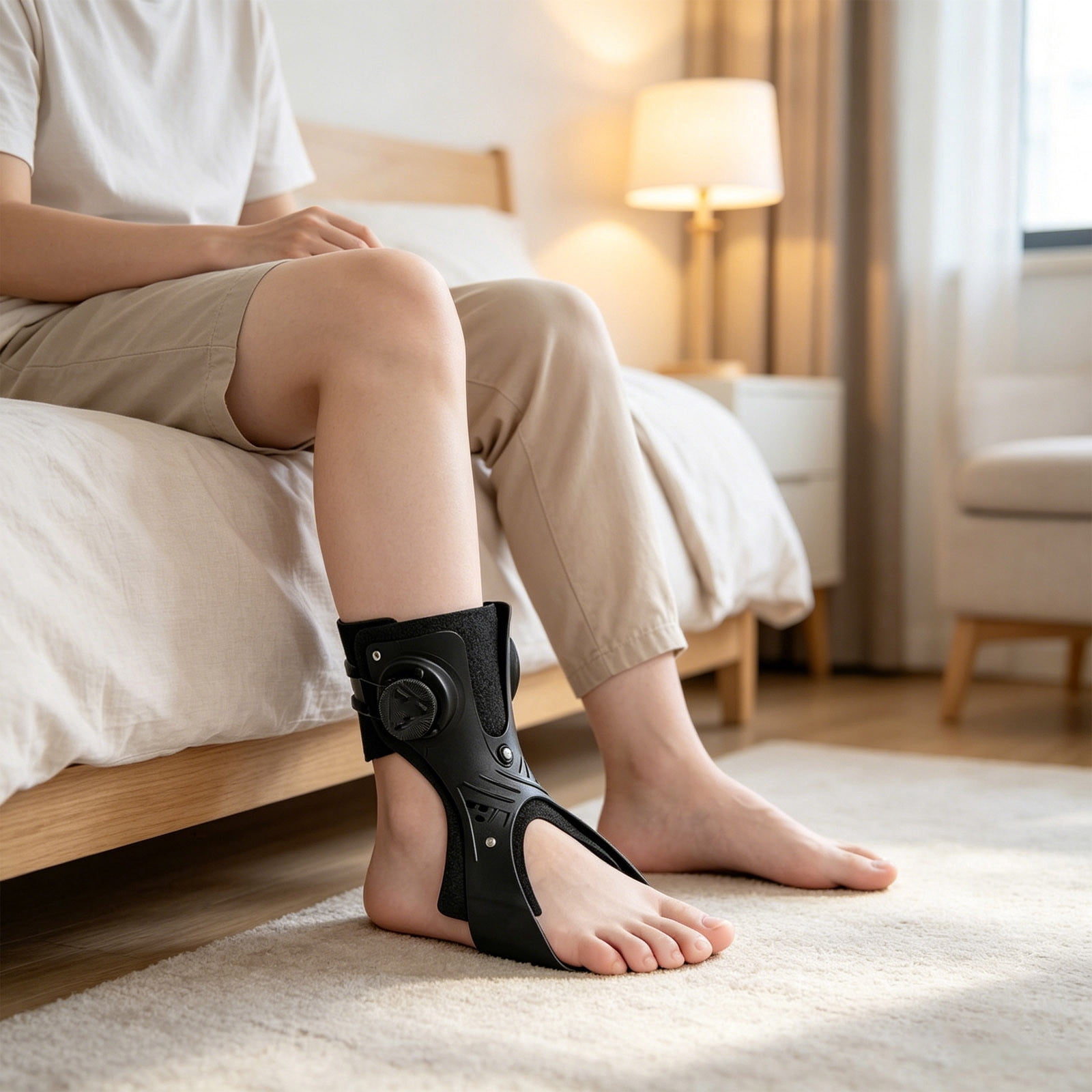 H Comfortable Leg Brace For Foot Drop And Ankle Support