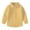 Yellow3, variant on HAiming Toddler Boys Girls Button down Shirts Trendy Lapel Long Sleeve Tops Fall Winter Casual Outfits with Pocket