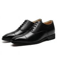 thumbnail image 3 of CMR CHAMARIPA Height Increasing Formal Shoes - Black Leather Men's Oxford Shoes 6CM | 2.36 Inches, 3 of 9