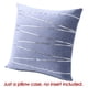 thumbnail image 3 of Funda de almohada cuadrada, funda de cojín, funda de cojín con borde plateado, almohada de viaje para el hogar y la Oficina, 3 of 6