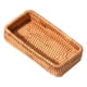 thumbnail image 1 of Cesta organizadora de almacenamiento, cestas de mimbre, organizador rectangular, bandeja de toalla para invitados, 1 of 5
