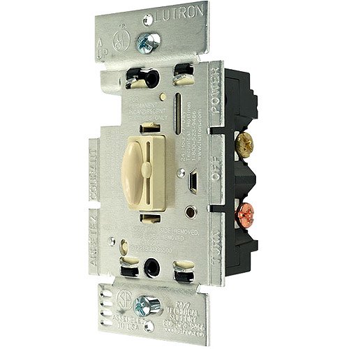 Lutron Qoto 600-Watt 3-Way Dimmer & Switch, Ivory - Walmart.com