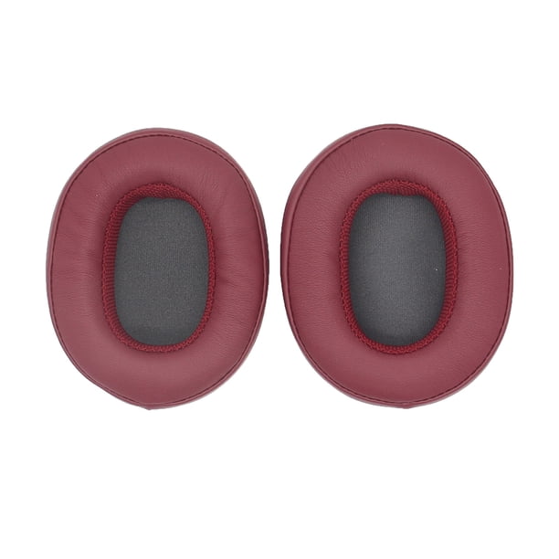 Sidaley Almohadillas para auriculares Cojín Protección auditiva Suavidad Orejera Reemplazo de funda para auriculares Skullcandy Crusher 3.0 Relojes inteligentes Vino rojo