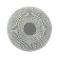 thumbnail image 4 of English Home Round Ottoman Pouf Footstool Knitted Pouffe Stool Seat Cushion Boho Home Decor Extra Seating Floor Cushion for Living Room, Bedroom, Indoor, Outdoor 37 x 50 cm Ottoman Grey, 4 of 6